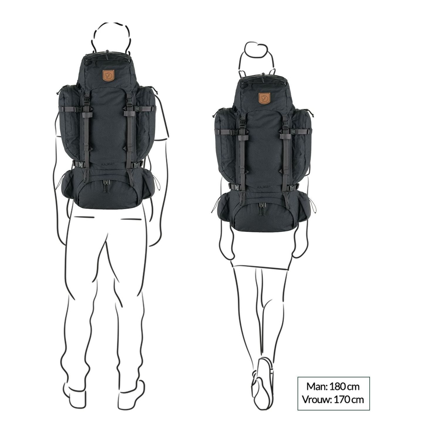 Fjallraven Kajka 65 M/L green