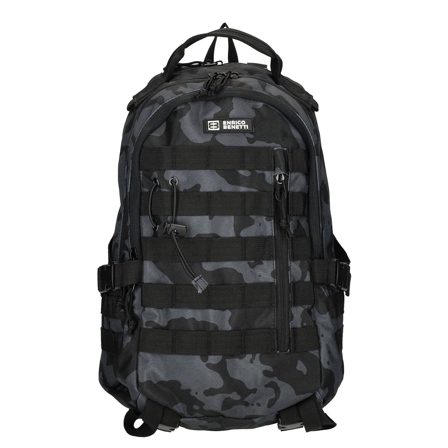 Enrico Benetti Arizona Laptop Backpack 15" black camouflage