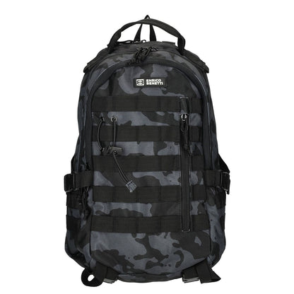 Enrico Benetti Arizona Laptop Backpack 15" black camouflage