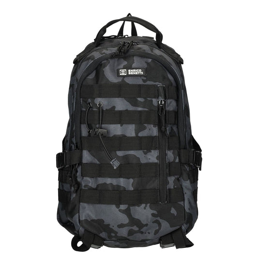 Enrico Benetti Arizona Laptop Backpack 15" black camouflage