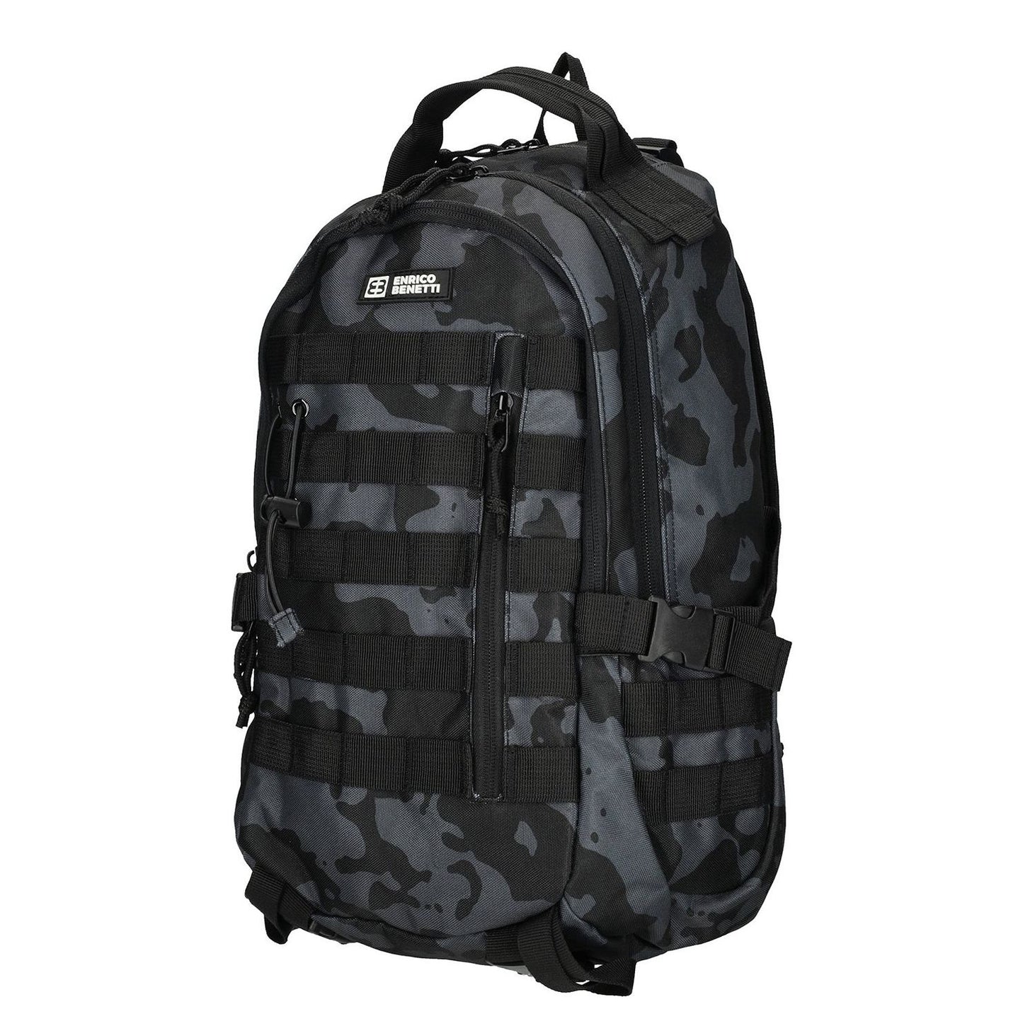 Enrico Benetti Arizona Laptop Backpack 15" black camouflage