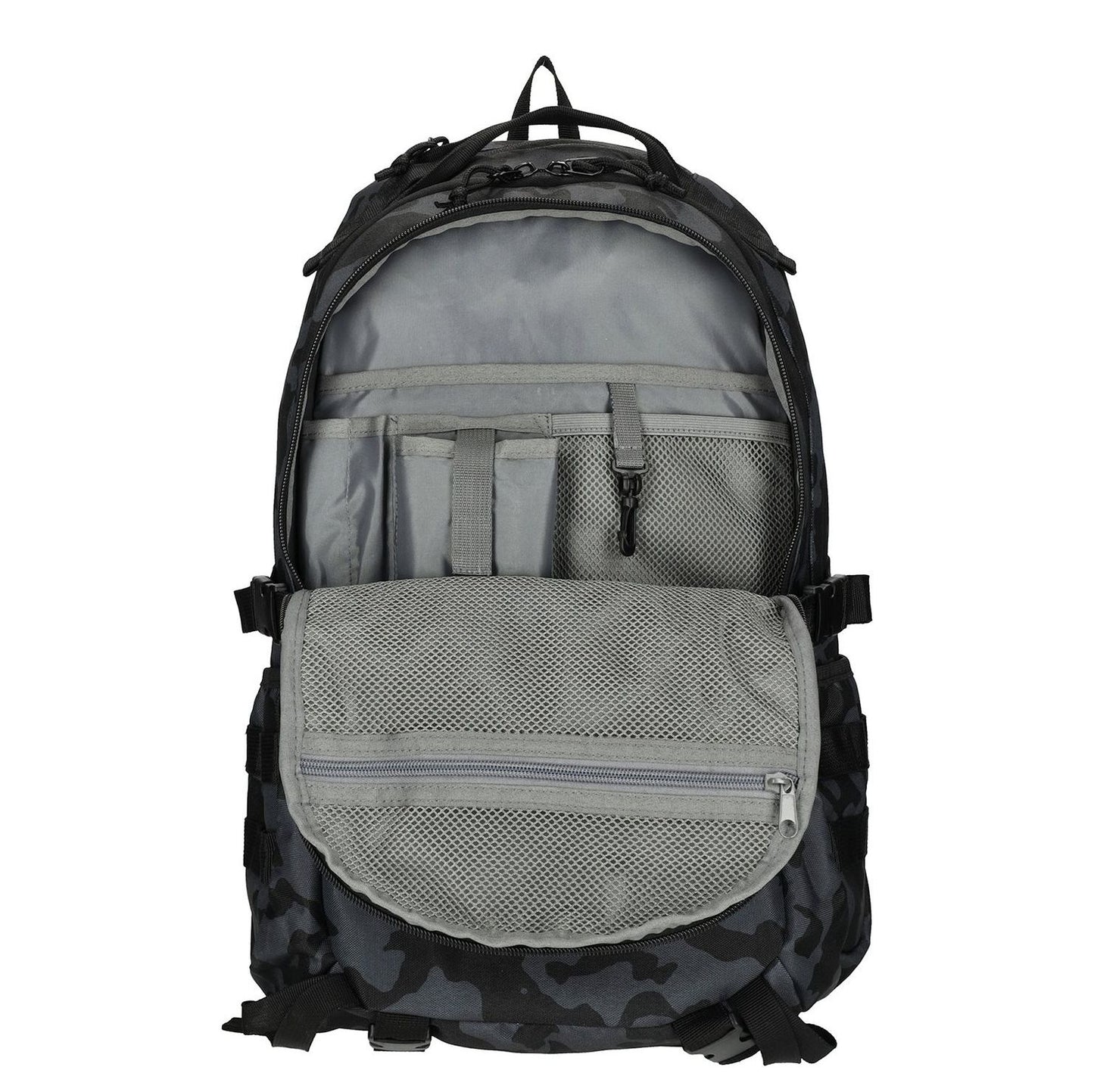 Enrico Benetti Arizona Laptop Backpack 15" black camouflage