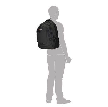 Enrico Benetti Santa Cruz 17.3'' Laptop Backpack dots black white