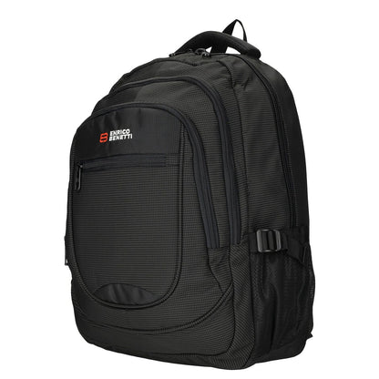 Enrico Benetti Santa Cruz 17.3'' Laptop Backpack dots black white