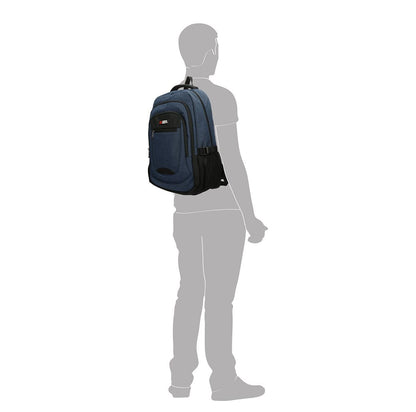 Enrico Benetti Hamburg 17'' Laptop Backpack blue