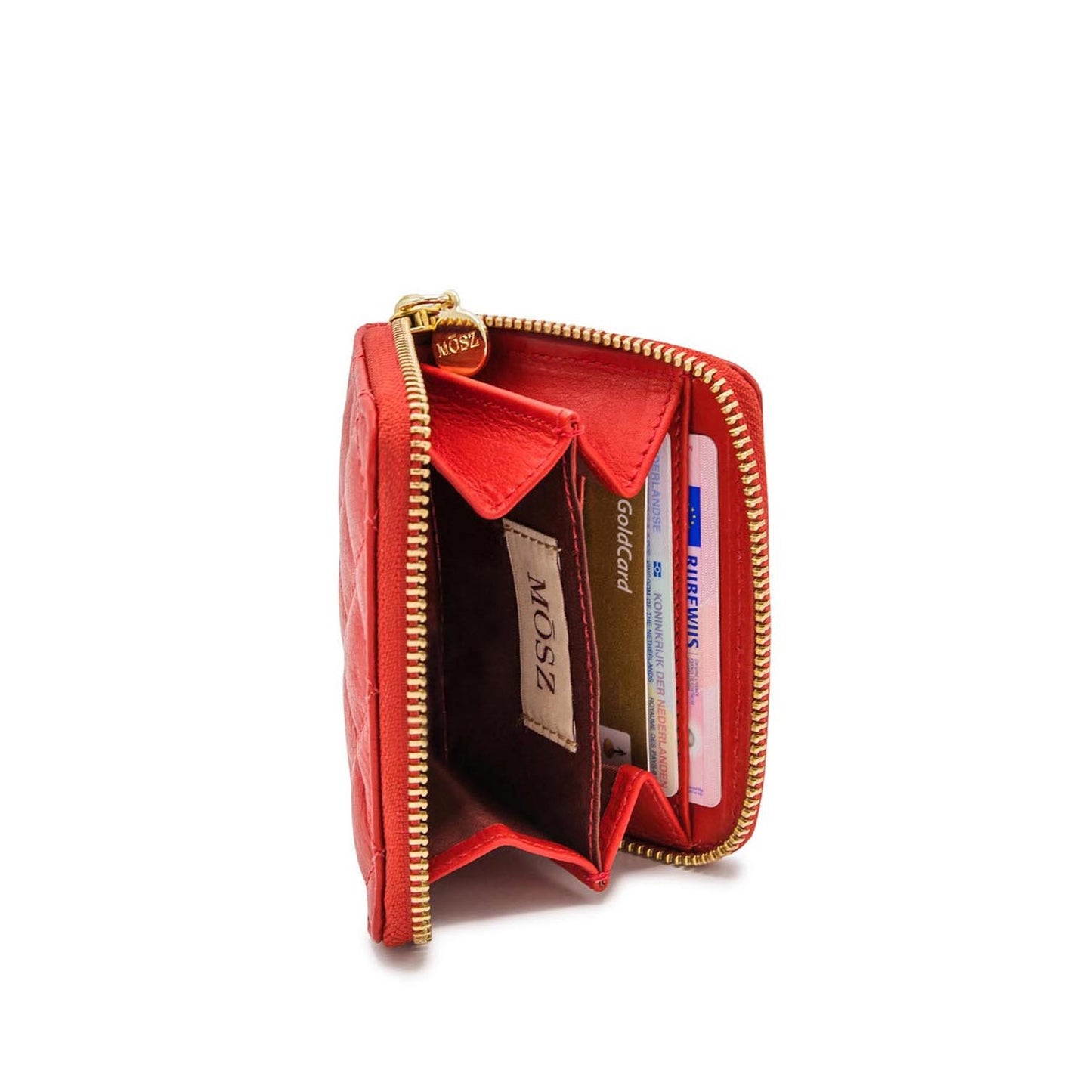 MOSZ Sophie Wallet Quilted red