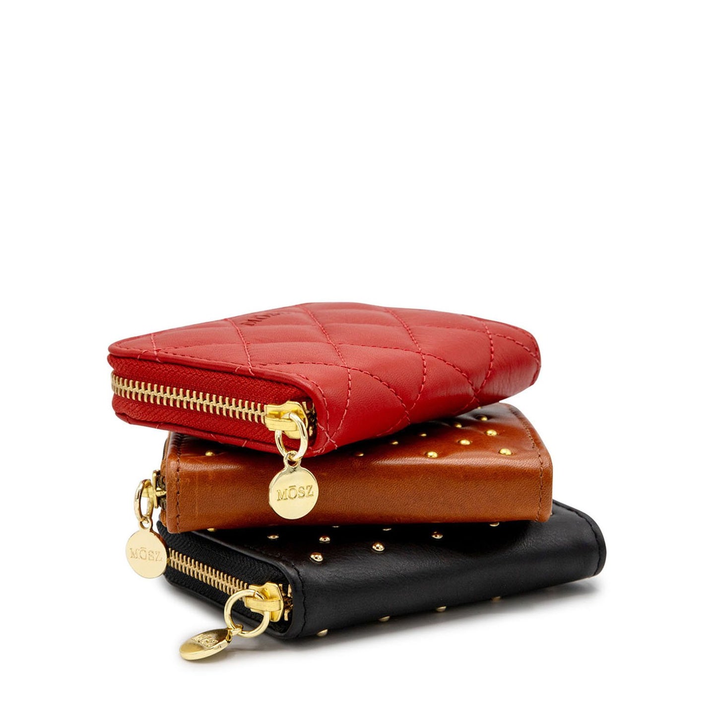 MOSZ Sophie Wallet Quilted red