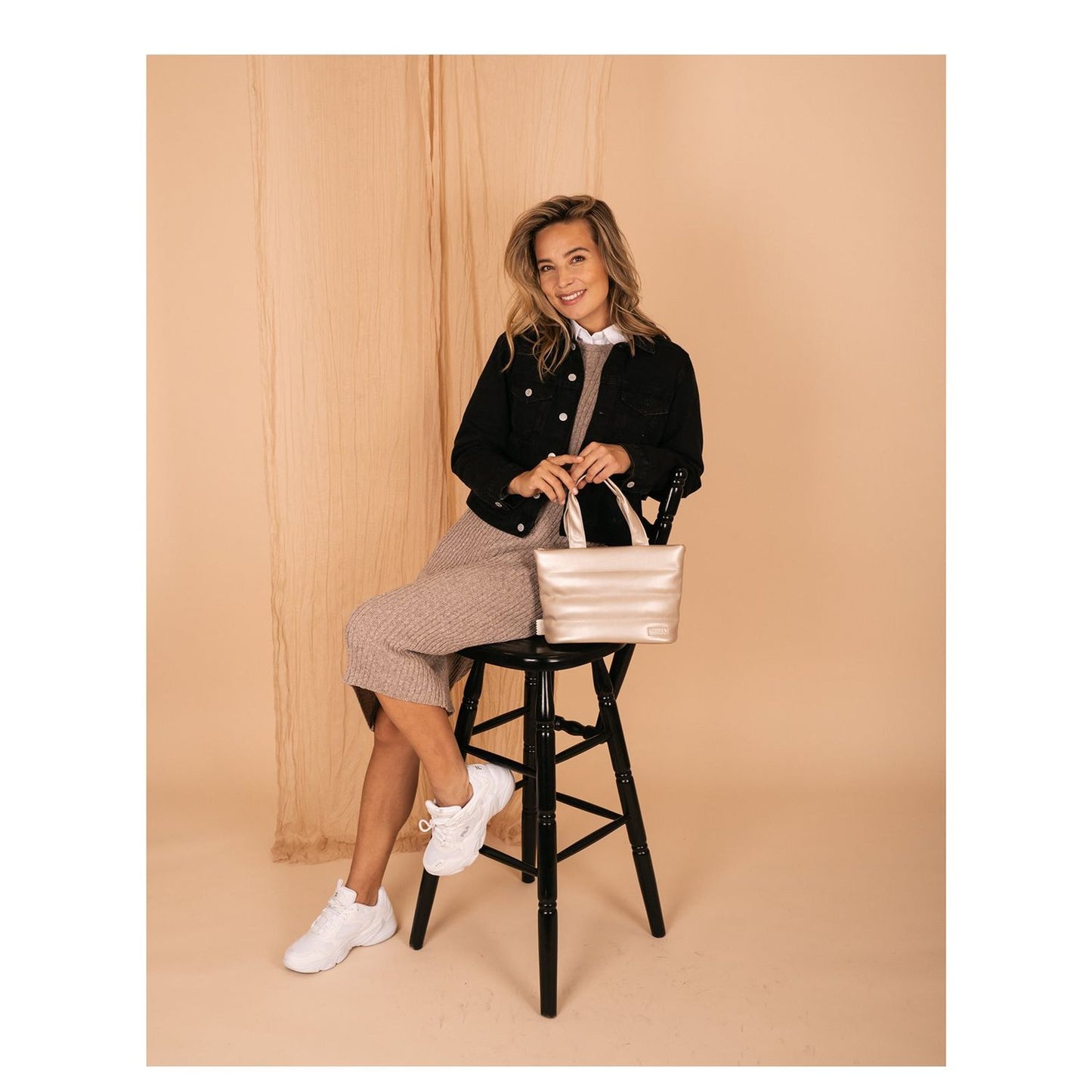 Zebra Trends Evie Handbag 23045 champagne