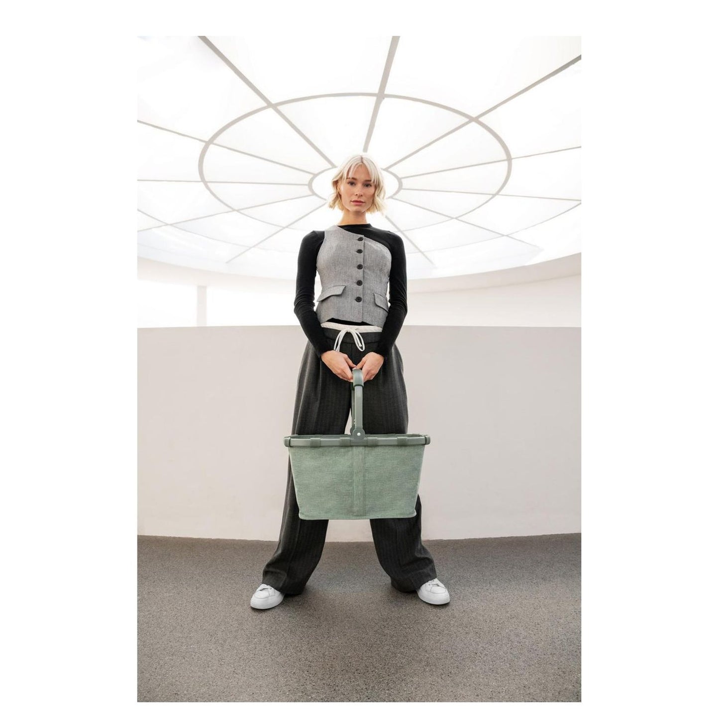 Reisenthel Shopping Carrybag frame twist sage