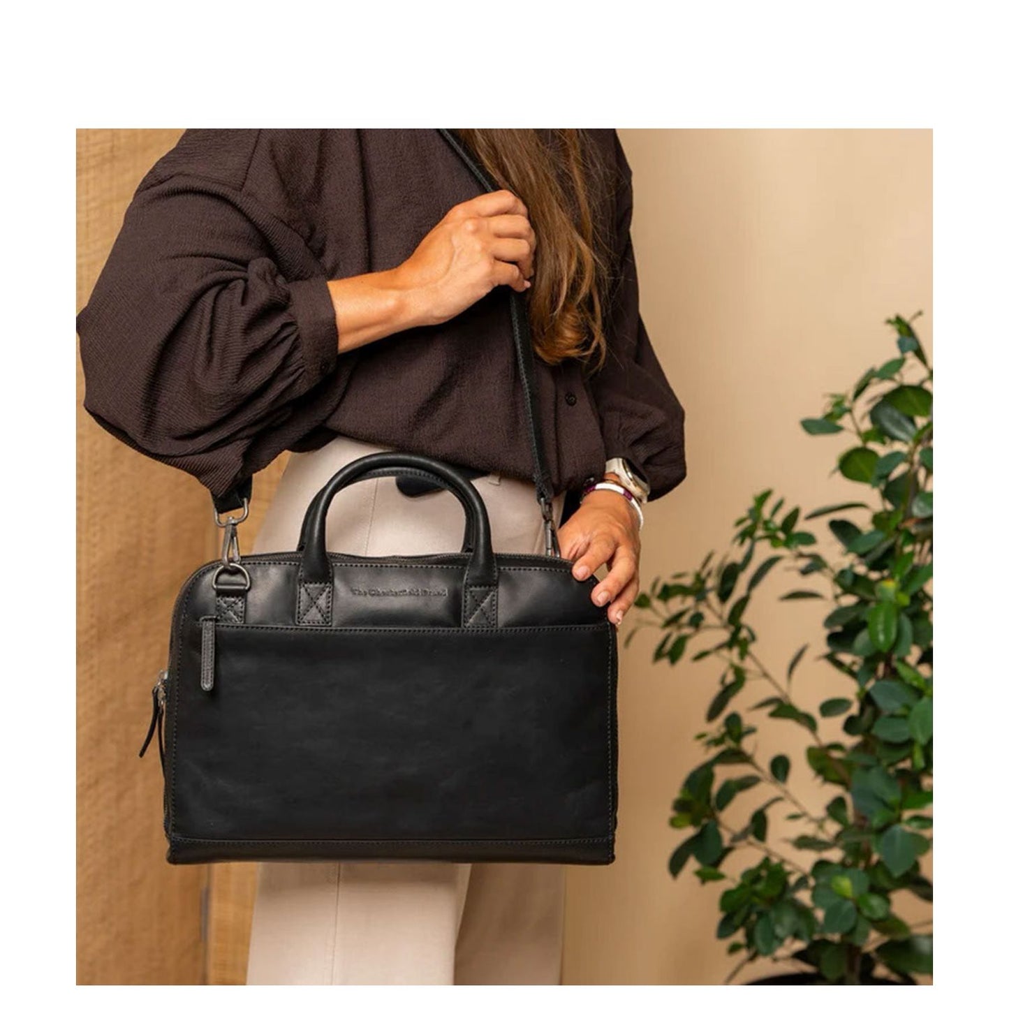 The Chesterfield Brand Tilbury Laptopbag cognac