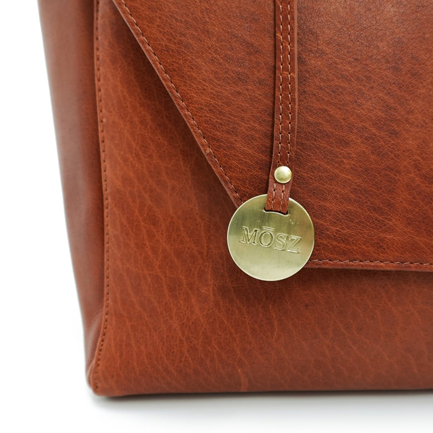 MOSZ Denise Workbag 15.6" plain cognac