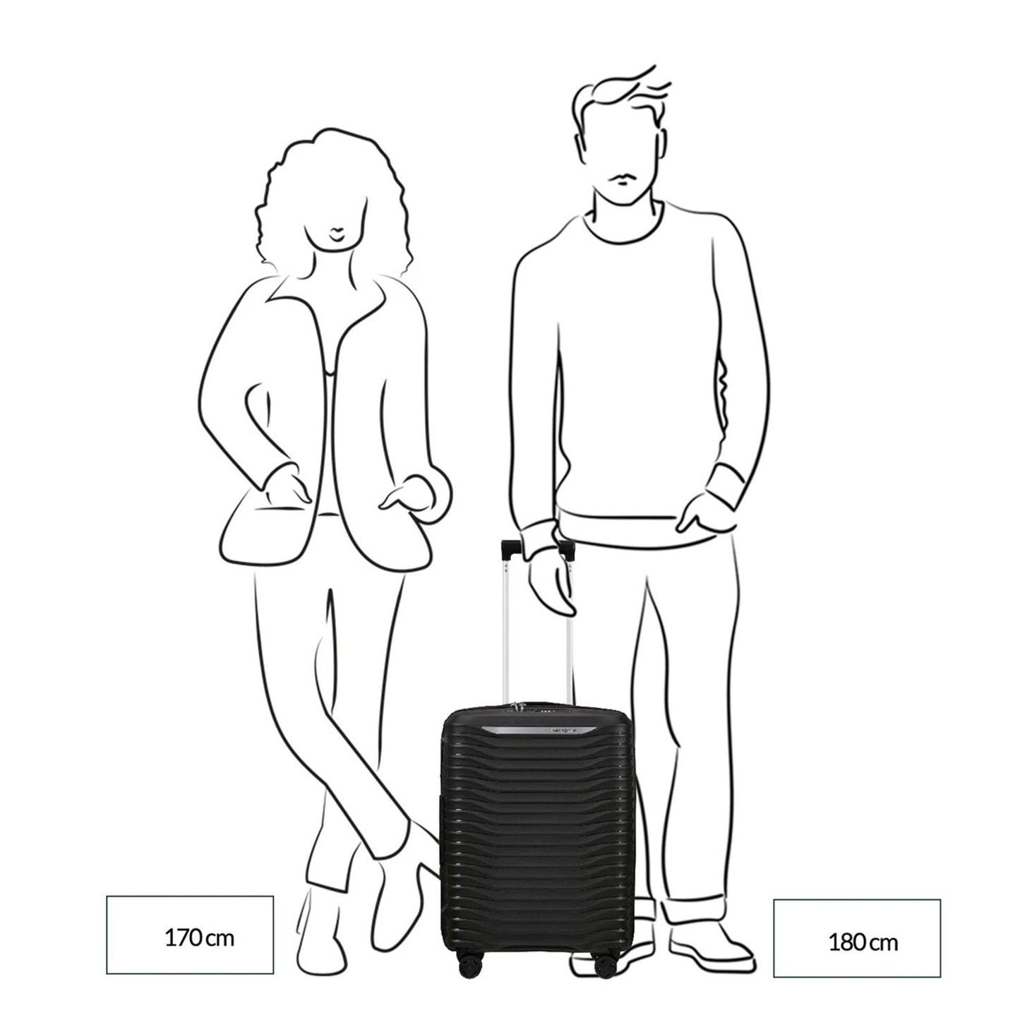 Samsonite Upscape Spinner 55 Exp northern blue