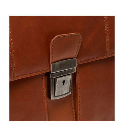The Chesterfield Brand Stuttgart Businesstas cognac