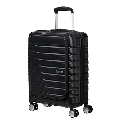 American Tourister Flashline Spin. 55/20 Frontloader Cabin Trolley shadow black