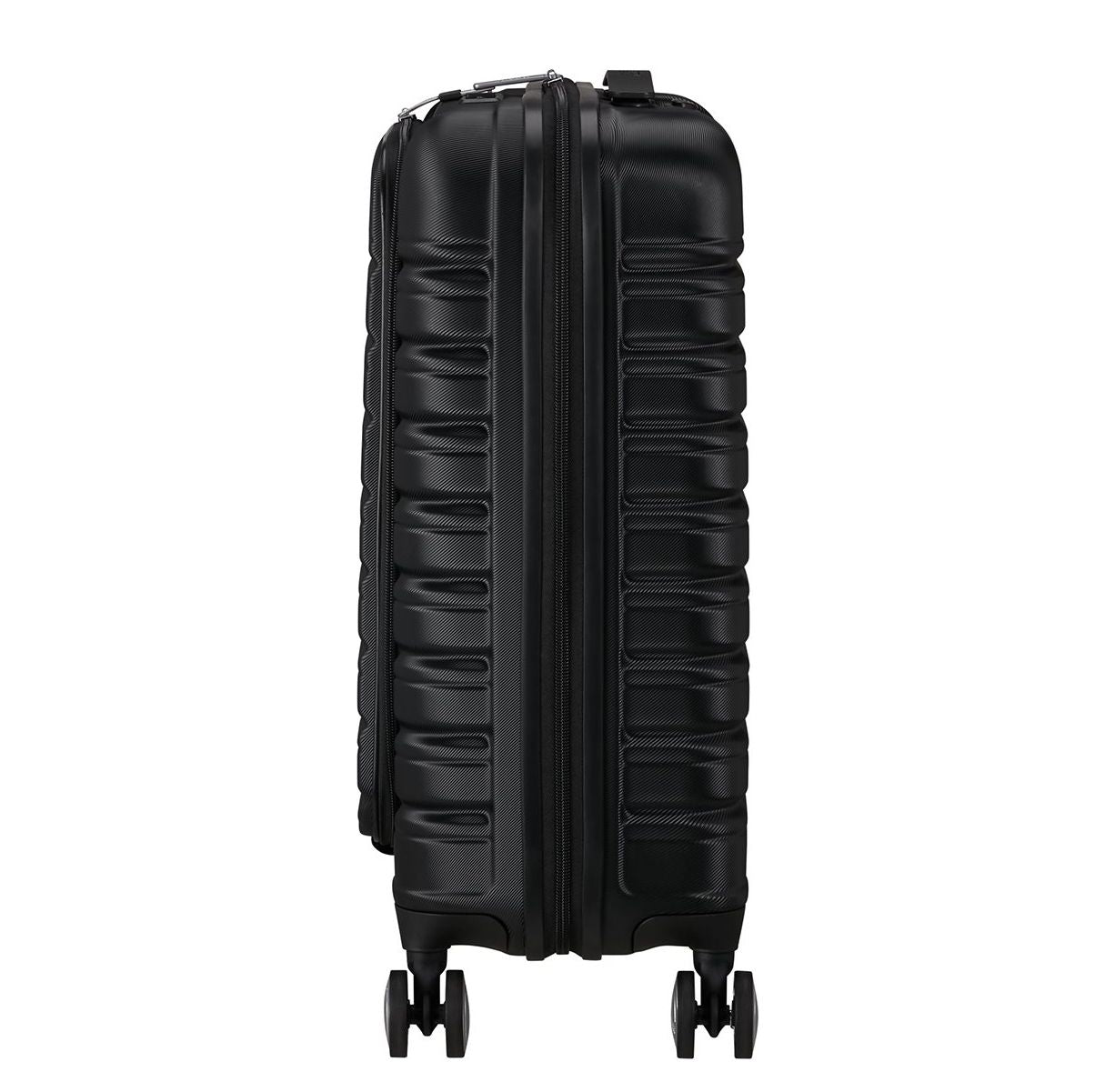 American Tourister Flashline Spin. 55/20 Frontloader Cabin Trolley shadow black