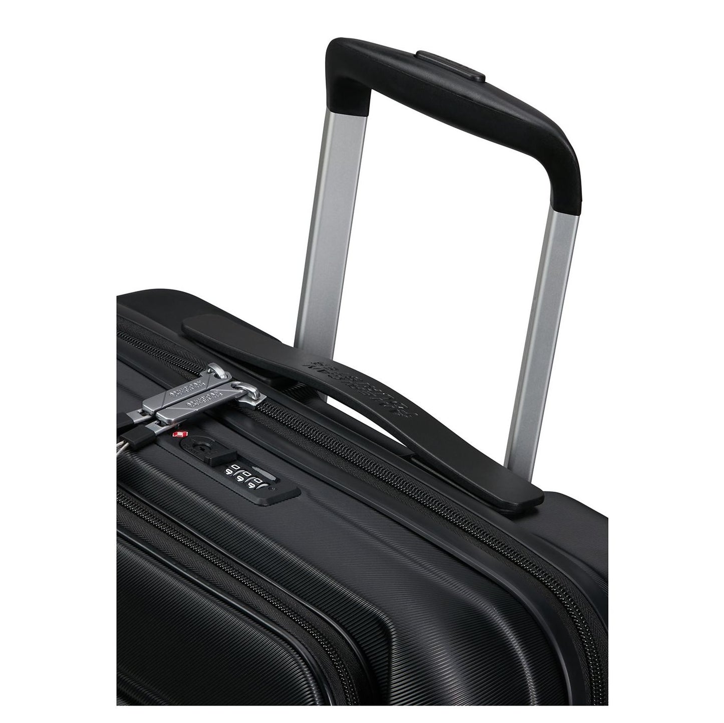 American Tourister Flashline Spin. 55/20 Frontloader Cabin Trolley shadow black
