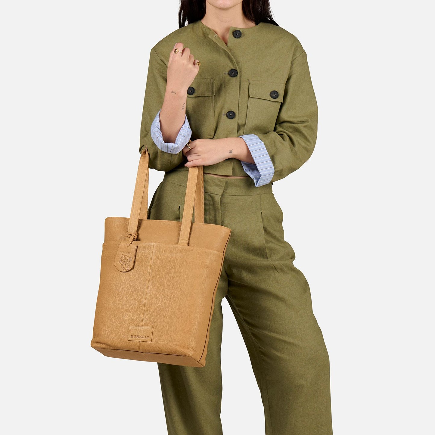 Burkely Soft Skylar Backpack Shopper 14" natural nude