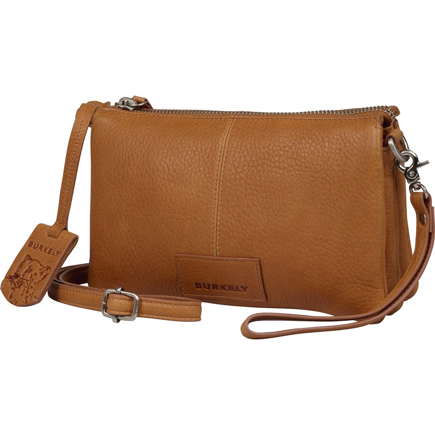 Burkely Soft Skylar Triple Pocket Zip natural nude