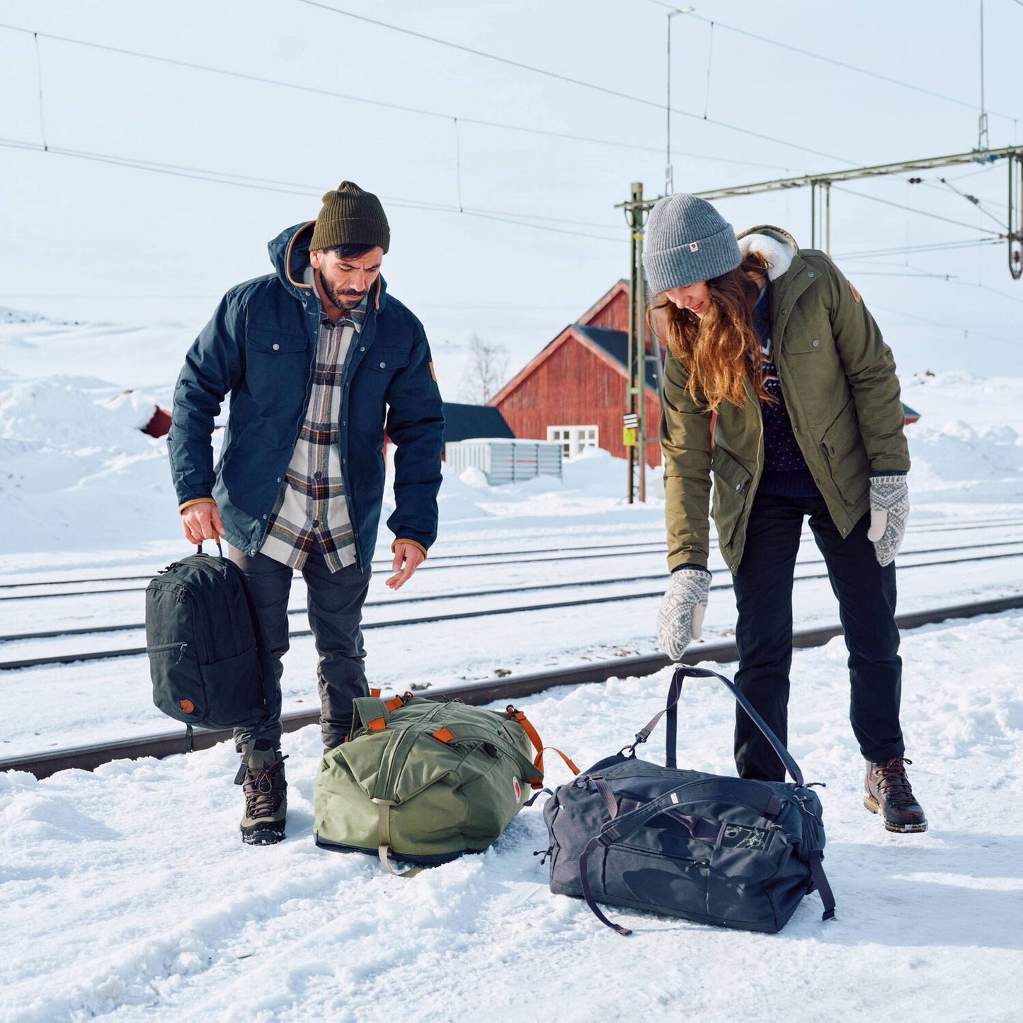 Fjallraven Farden Duffel 80 coal black