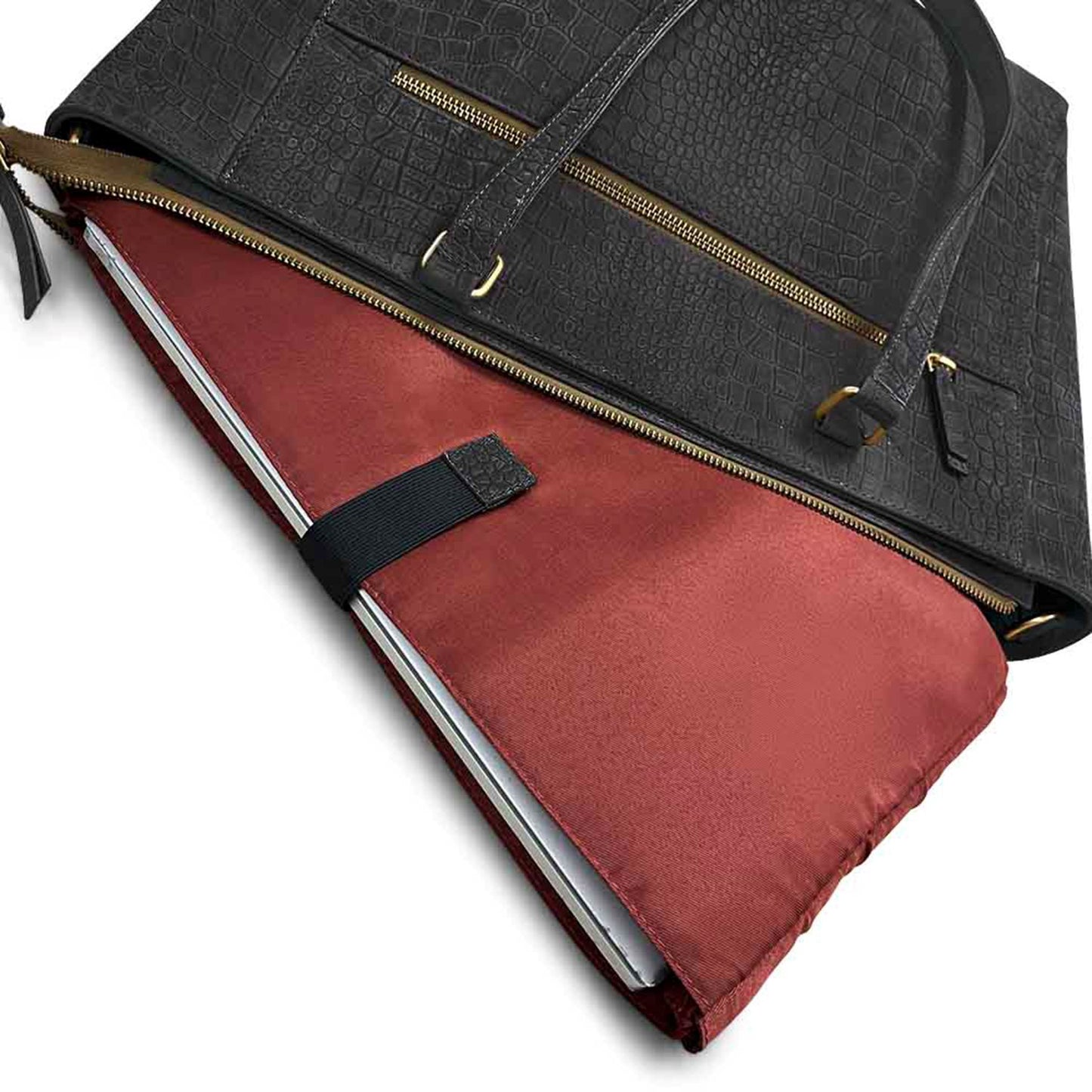 MÔSZ Viona Croco Laptopbag 15.6" black