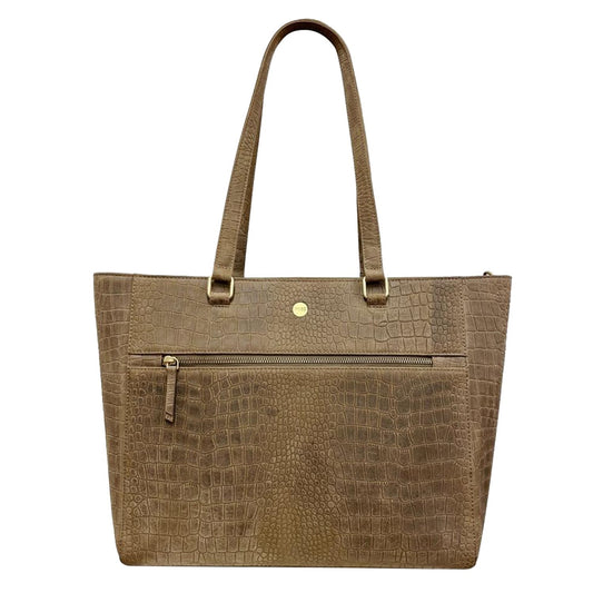 MÔSZ Viona Croco Laptopbag 15.6" taupe