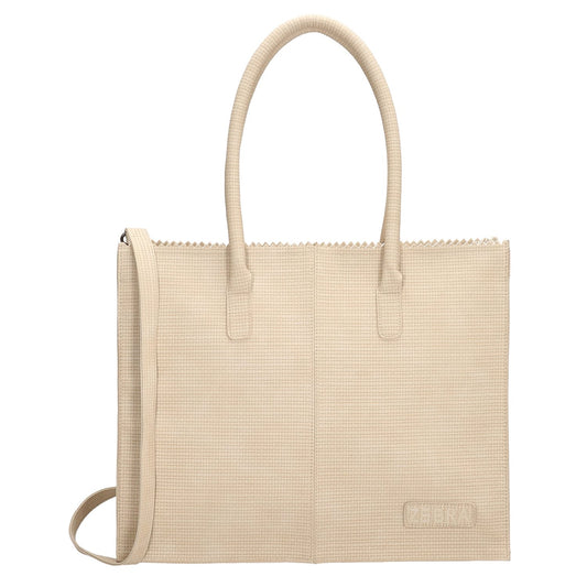 Zebra Trends Linne Handtas beige