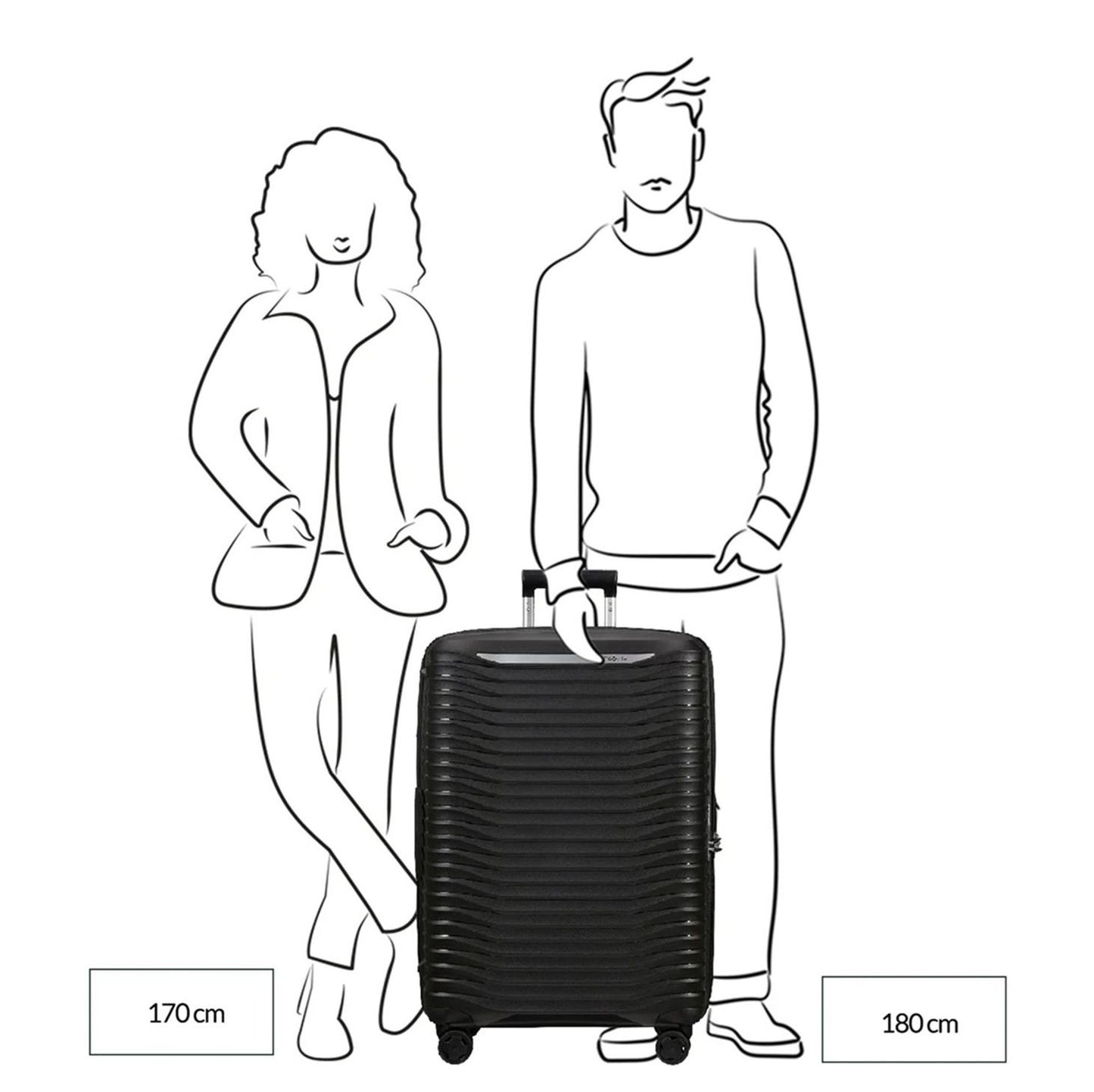Samsonite Upscape Spinner 81 Exp cloud white