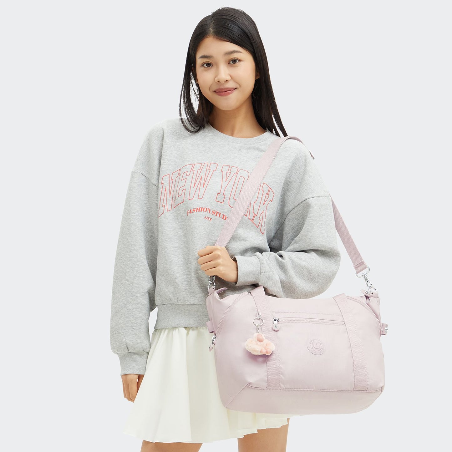 Kipling Art pink shine