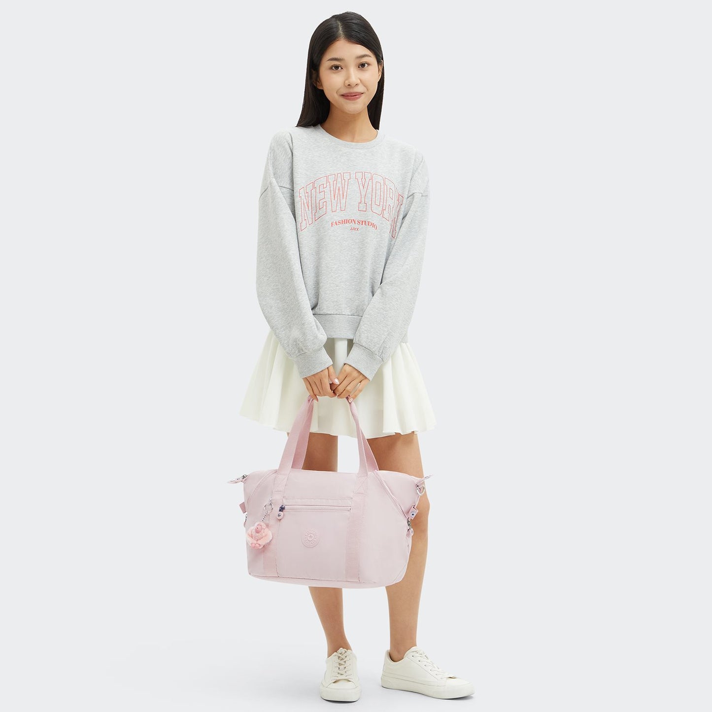 Kipling Art pink shine