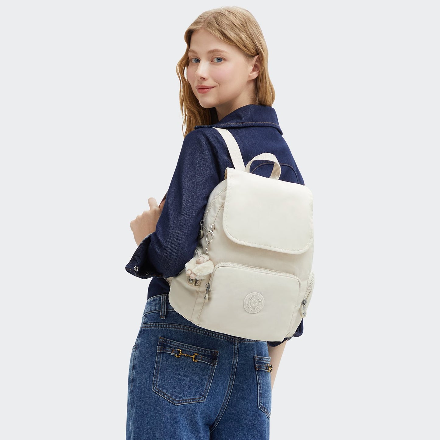 Kipling City Zip S hideaway beige