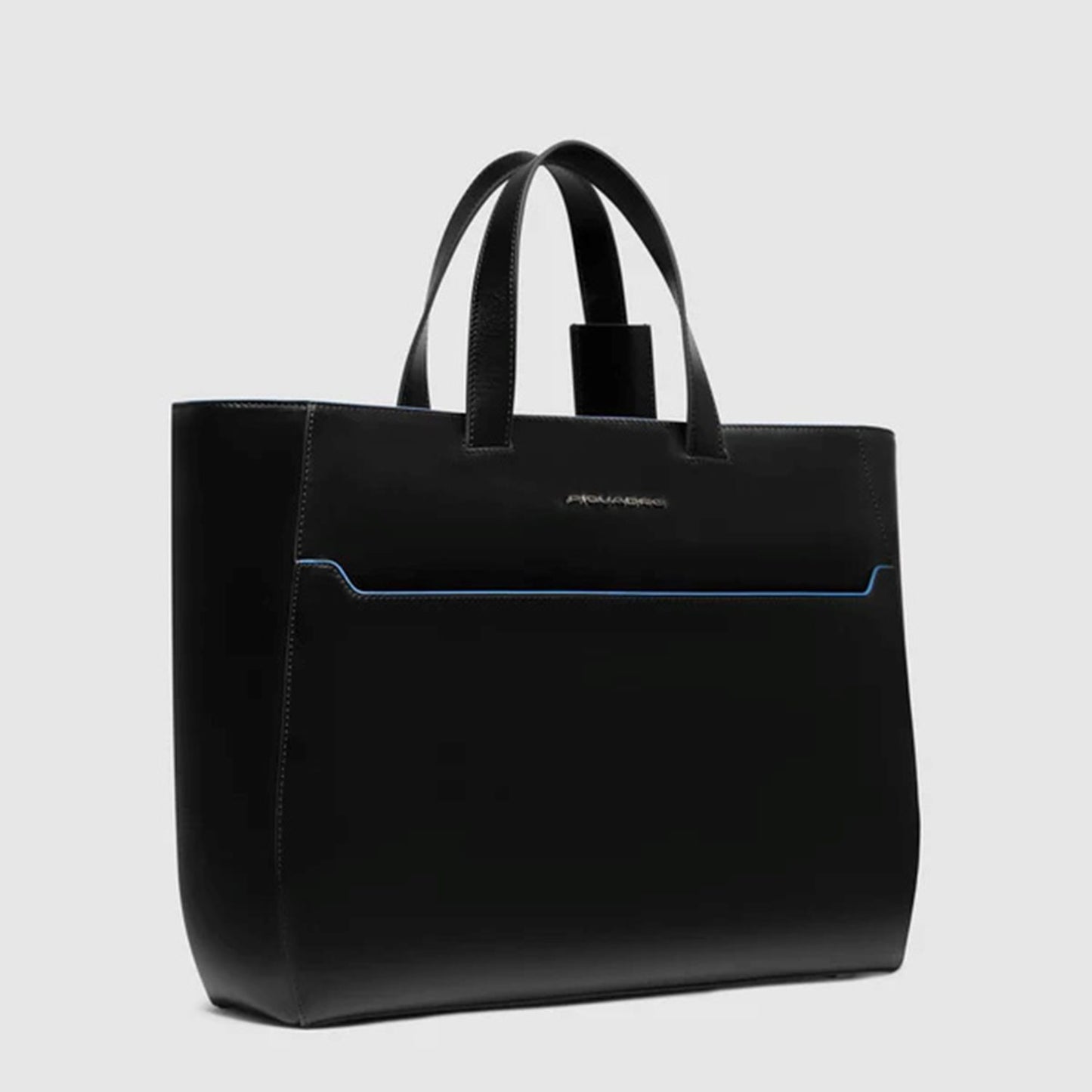 Piquadro Blue Square Laptop Shopper 15.6" nero