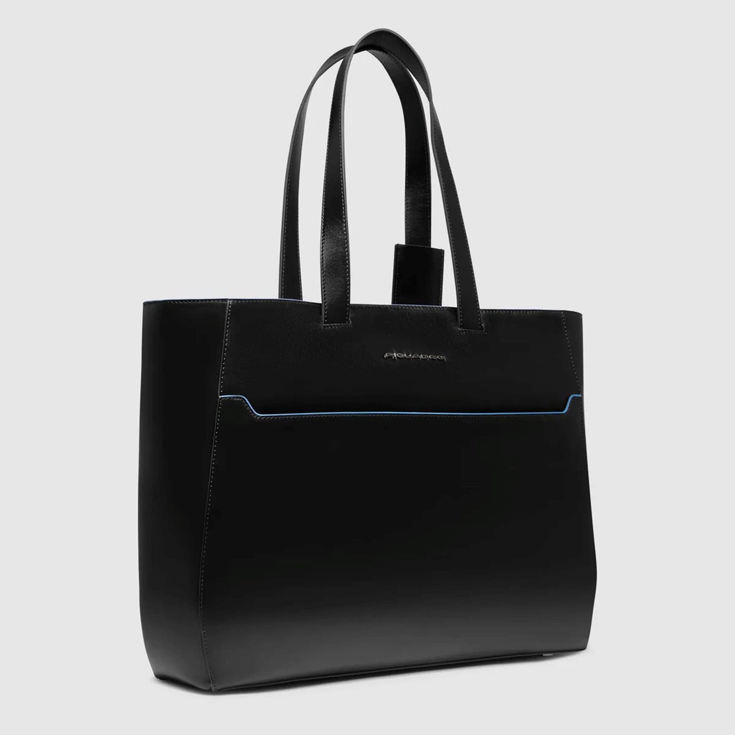 Piquadro Blue Square Laptop Shopper 15.6" nero