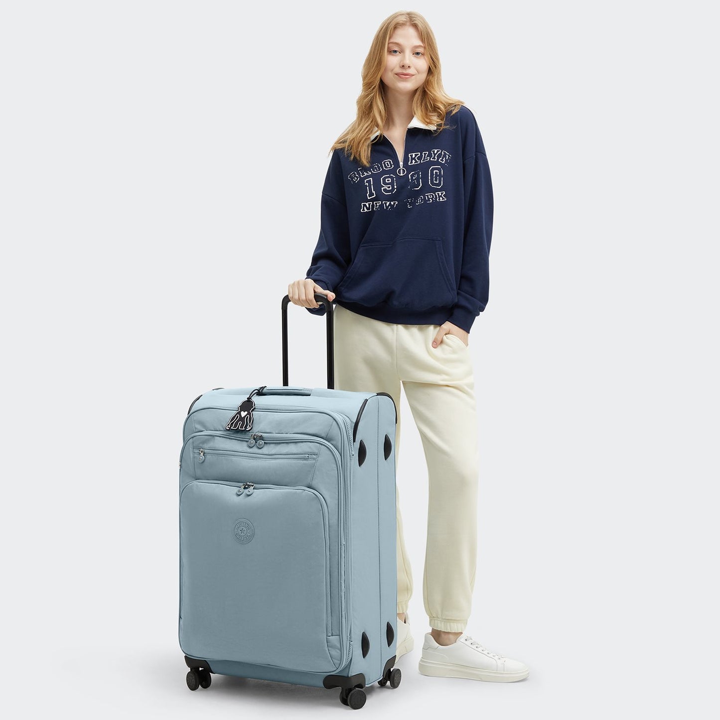 Kipling New Youri Spin L relaxed grey