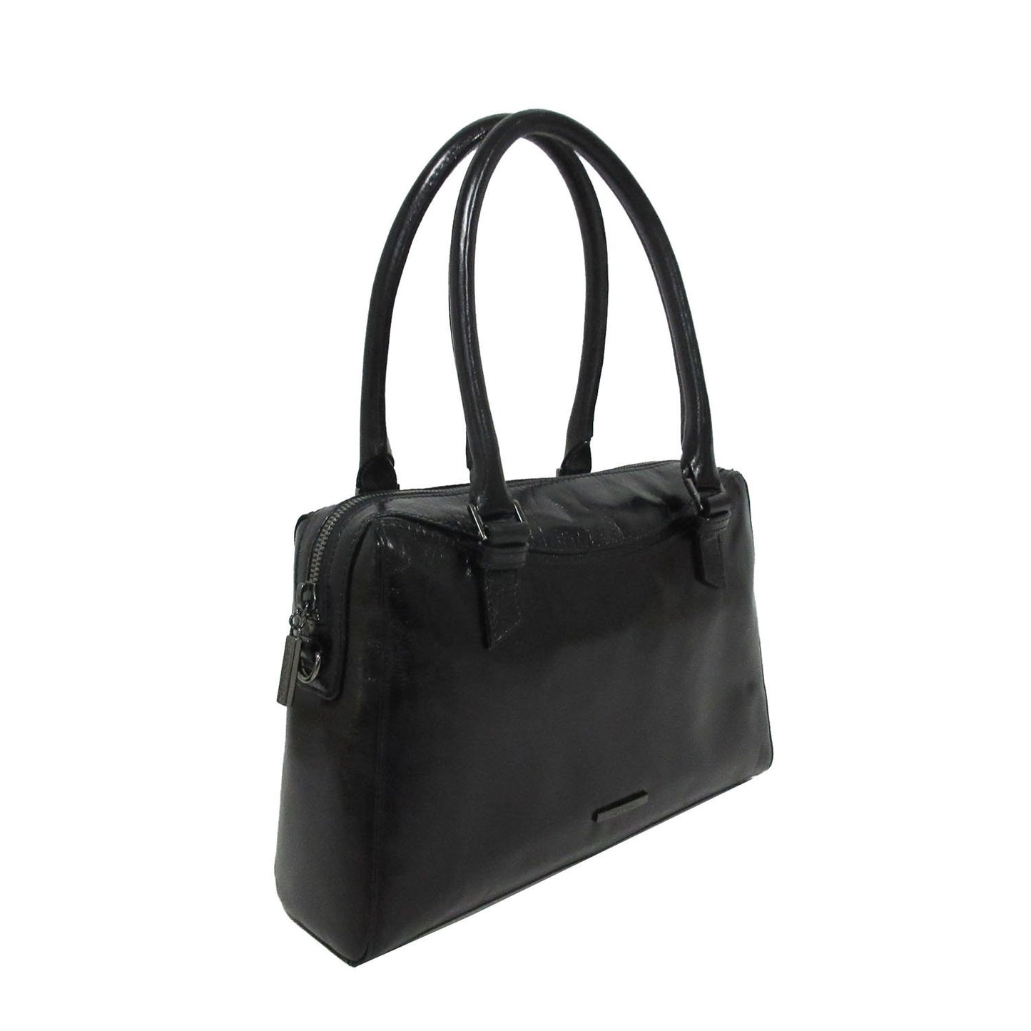 Claudio Ferrici Pelle Vecchia Handbag black