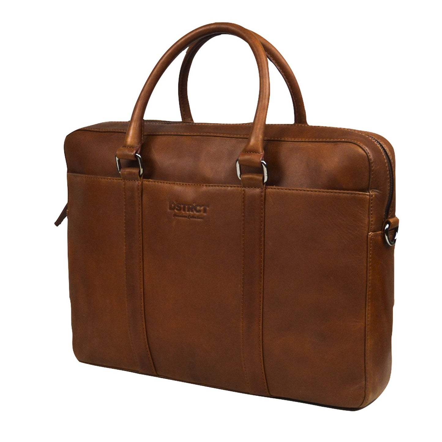DSTRCT Premium Collection Laptopbag 15,6" cognac
