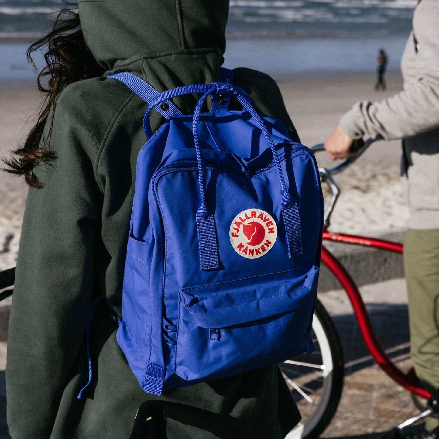 Fjallraven Kanken ochre-chess pattern