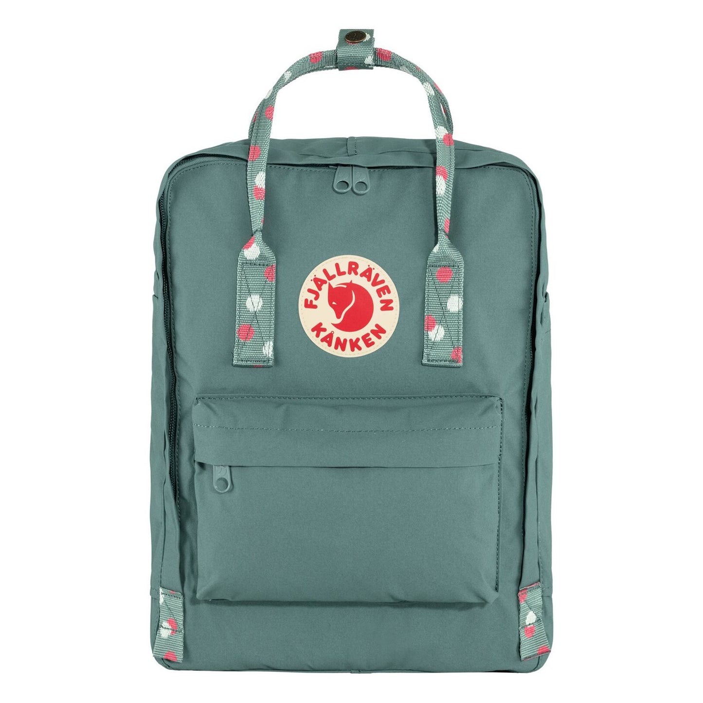 Fjallraven Kanken frost green-confetti pattern