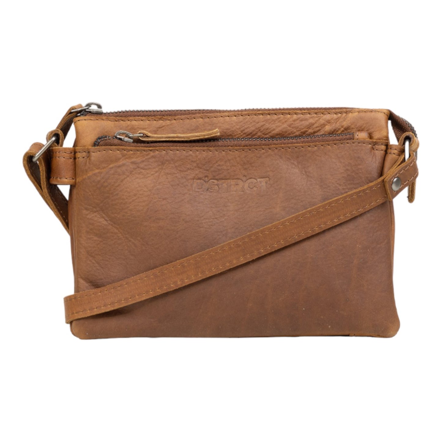 DSTRCT Preston Park Shoulder Bag cognac
