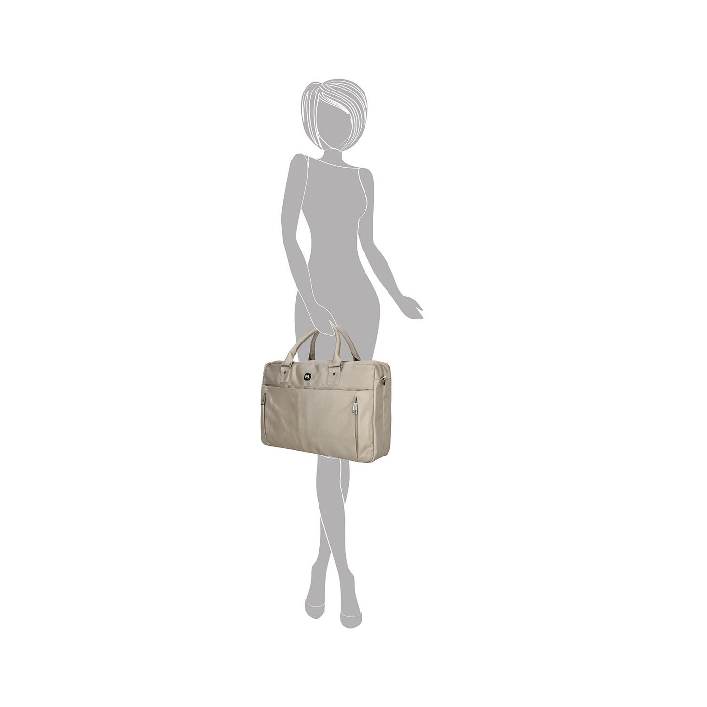 Enrico Benetti Cornell Laptop Bag 17'' champagne