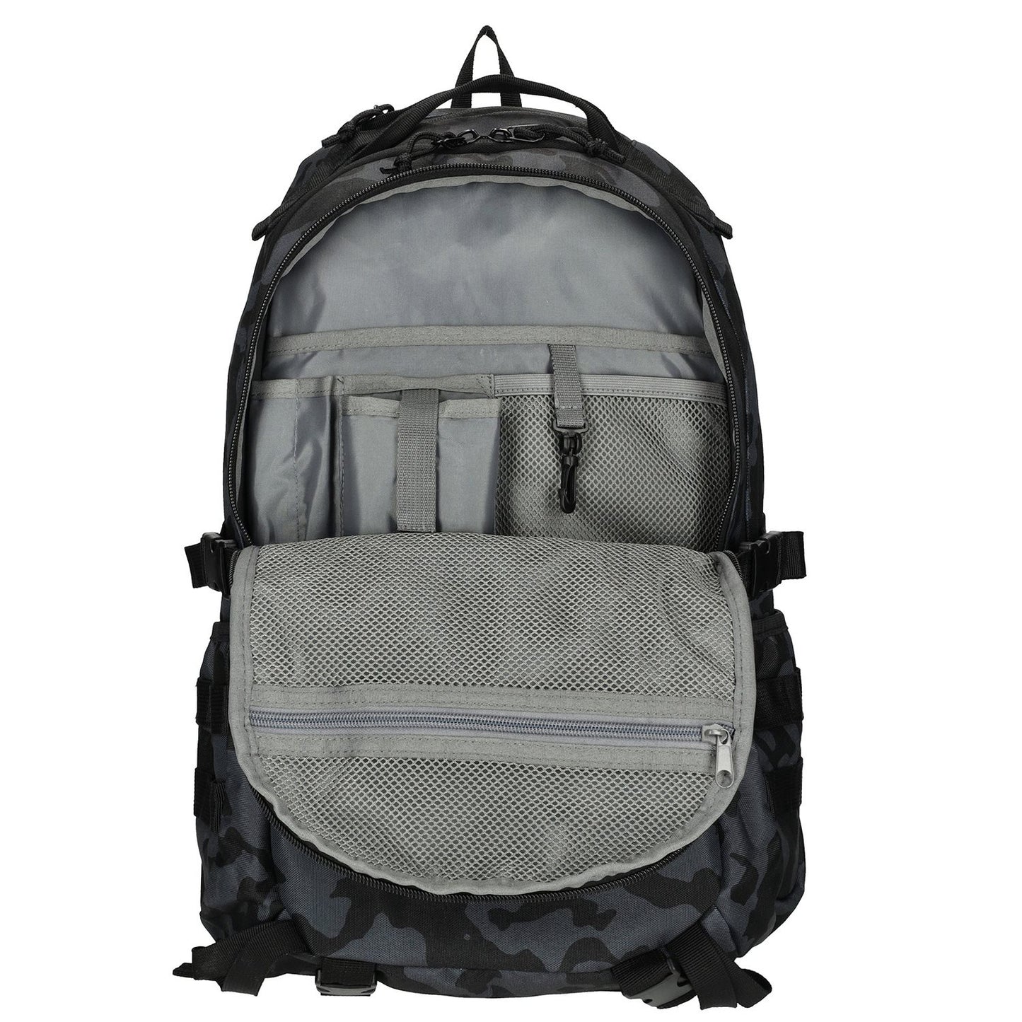 Enrico Benetti Arizona Laptop Backpack 17" black camouflage