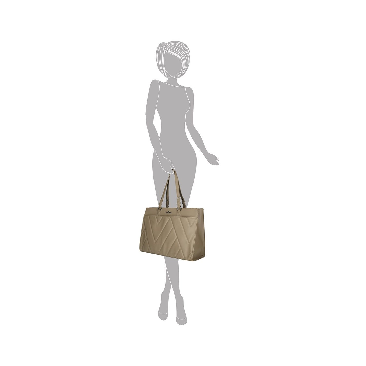 Enrico Benetti Evie Shopper 15" taupe