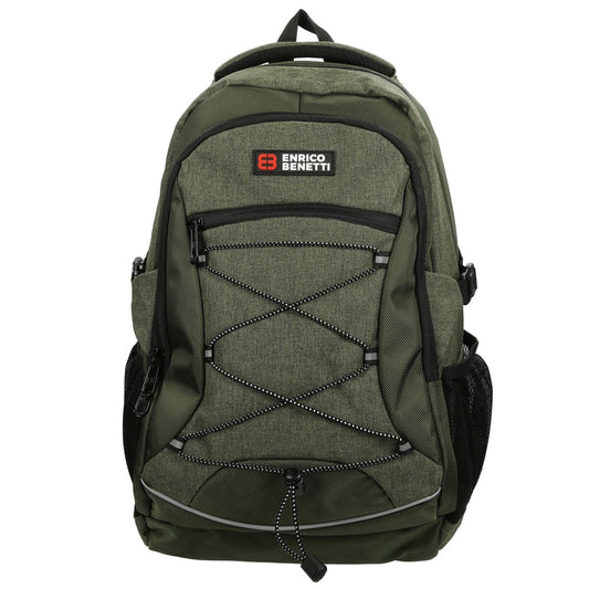 Enrico Benetti Yellow Stone 13'' Laptop Rugzak olijf