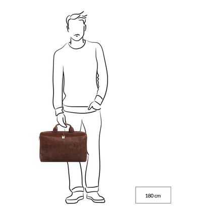Plevier Urban Zuidas Laptop Sleeve 17.3" cognac