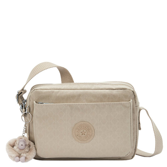Kipling Abanu M sign beige emb