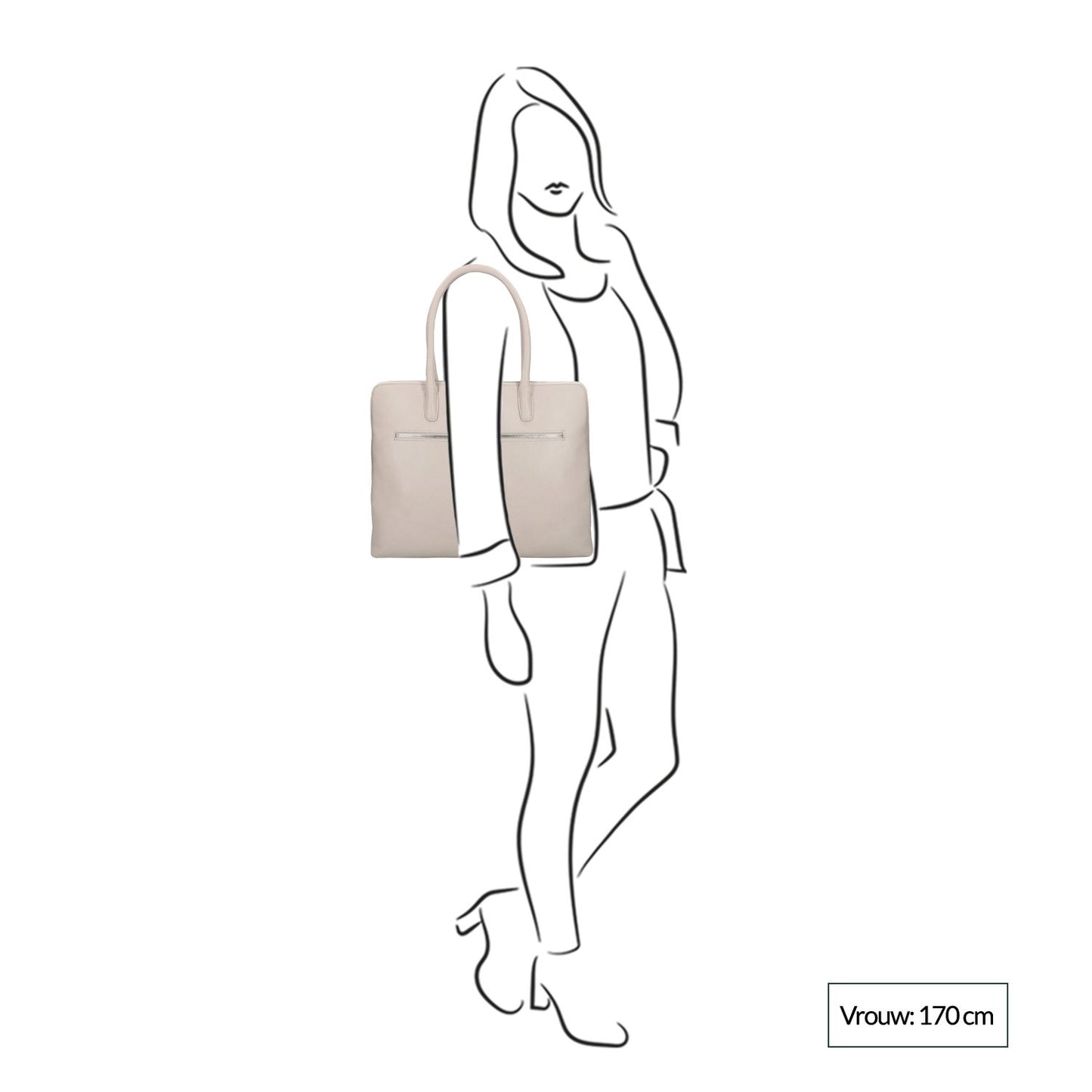 Gigi Fratelli Romance Workbag 15.6" castle grey