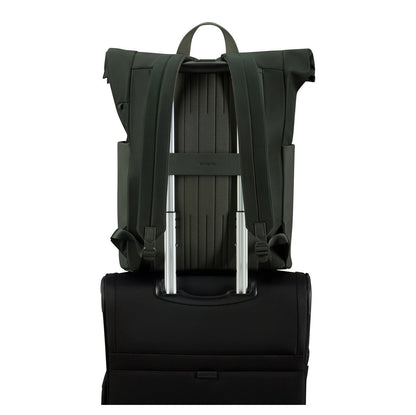 Samsonite 4Pack Laptop Rolltop Backpack 15.6" forest green