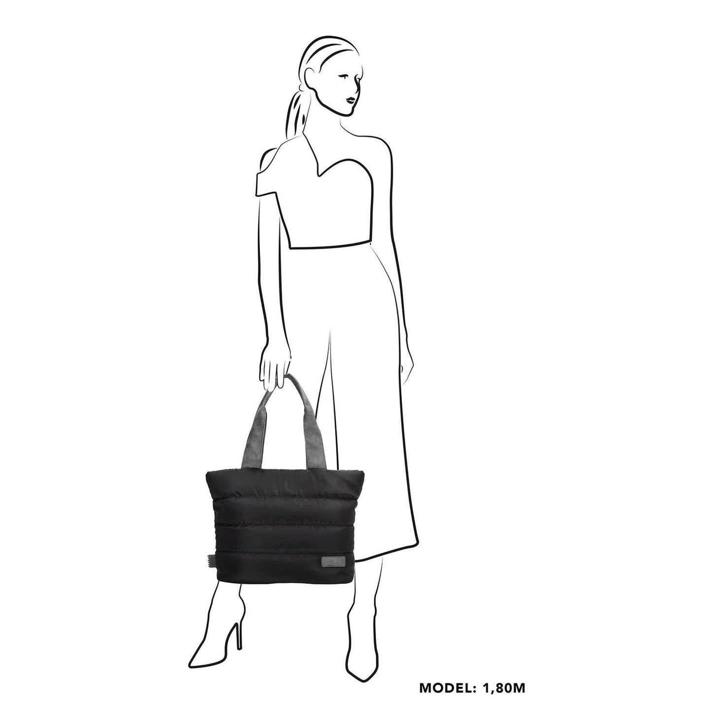 Zebra Trends Elske Shopper black