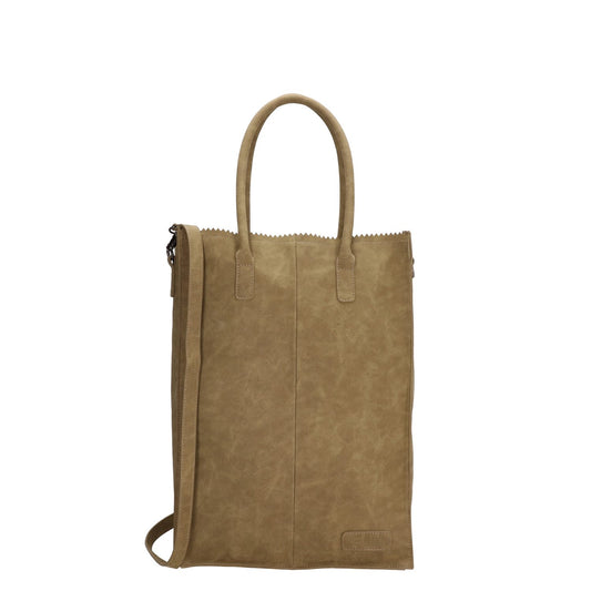 Zebra Trends Rosa XL Shopper olijfgroen