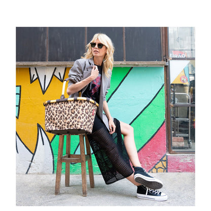 Reisenthel Shopping Carrybag frame leo macchiato