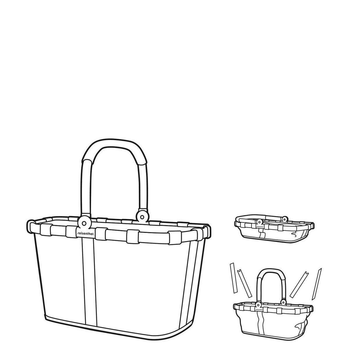 Reisenthel Shopping Carrybag frame leo macchiato